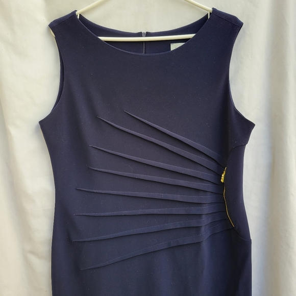 Joseph Ribkoff Black Sunburst Pattern Dress - Picture 3 of 6